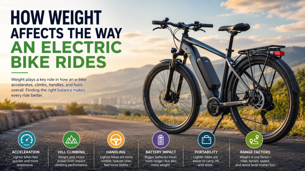 How Weight Affects the Way an Electric Bike Rides